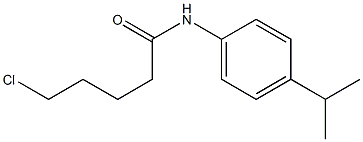 5-chloro-N-[4-(propan-2-yl)phenyl]pentanamide Structure