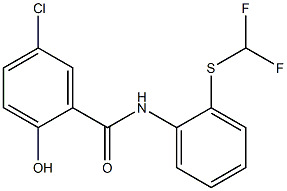 5-chloro-N-{2-[(difluoromethyl)sulfanyl]phenyl}-2-hydroxybenzamide