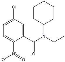 5-chloro-N-cyclohexyl-N-ethyl-2-nitrobenzamide|