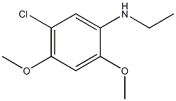 5-chloro-N-ethyl-2,4-dimethoxyaniline 化学構造式