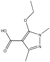 5-ethoxy-1,3-dimethyl-1H-pyrazole-4-carboxylic acid Structure