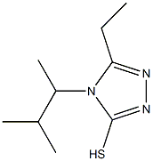 5-ethyl-4-(3-methylbutan-2-yl)-4H-1,2,4-triazole-3-thiol Structure