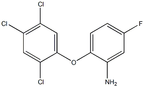 5-fluoro-2-(2,4,5-trichlorophenoxy)aniline Structure