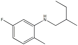 5-fluoro-2-methyl-N-(2-methylbutyl)aniline