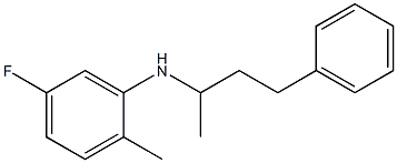 5-fluoro-2-methyl-N-(4-phenylbutan-2-yl)aniline