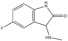 5-fluoro-3-(methylamino)-2,3-dihydro-1H-indol-2-one Struktur