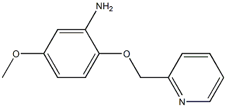 5-methoxy-2-(pyridin-2-ylmethoxy)aniline Struktur