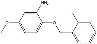 5-methoxy-2-[(2-methylbenzyl)oxy]aniline Struktur
