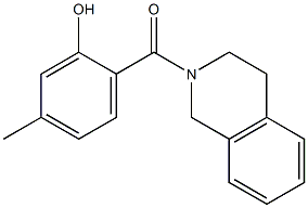  5-methyl-2-(1,2,3,4-tetrahydroisoquinolin-2-ylcarbonyl)phenol