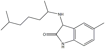 5-methyl-3-[(6-methylheptan-2-yl)amino]-2,3-dihydro-1H-indol-2-one