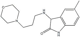 5-methyl-3-{[3-(morpholin-4-yl)propyl]amino}-2,3-dihydro-1H-indol-2-one