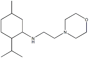5-methyl-N-[2-(morpholin-4-yl)ethyl]-2-(propan-2-yl)cyclohexan-1-amine Structure