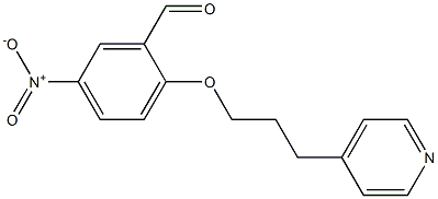  5-nitro-2-[3-(pyridin-4-yl)propoxy]benzaldehyde