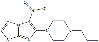  5-nitro-6-(4-propylpiperazin-1-yl)imidazo[2,1-b][1,3]thiazole