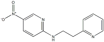 5-nitro-N-[2-(pyridin-2-yl)ethyl]pyridin-2-amine Struktur