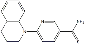 6-(1,2,3,4-tetrahydroquinolin-1-yl)pyridine-3-carbothioamide Structure