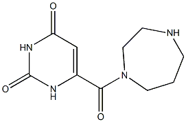 6-(1,4-diazepan-1-ylcarbonyl)pyrimidine-2,4(1H,3H)-dione Structure