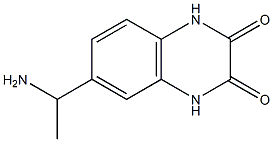 6-(1-aminoethyl)-1,2,3,4-tetrahydroquinoxaline-2,3-dione Structure