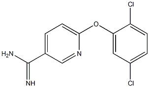 6-(2,5-dichlorophenoxy)pyridine-3-carboximidamide Structure