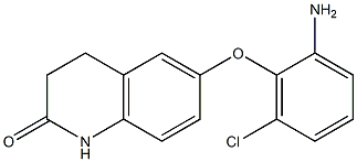 6-(2-amino-6-chlorophenoxy)-1,2,3,4-tetrahydroquinolin-2-one