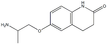 6-(2-aminopropoxy)-3,4-dihydroquinolin-2(1H)-one Structure