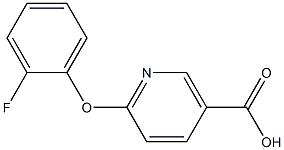 6-(2-fluorophenoxy)nicotinic acid Structure