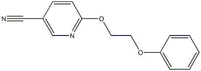 6-(2-phenoxyethoxy)nicotinonitrile Structure