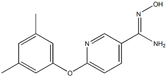 6-(3,5-dimethylphenoxy)-N'-hydroxypyridine-3-carboximidamide