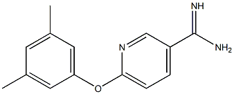 6-(3,5-dimethylphenoxy)pyridine-3-carboximidamide|