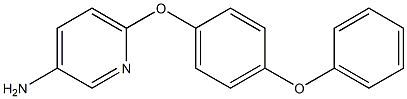6-(4-phenoxyphenoxy)pyridin-3-amine 结构式