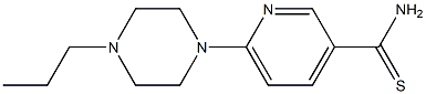 6-(4-propylpiperazin-1-yl)pyridine-3-carbothioamide|