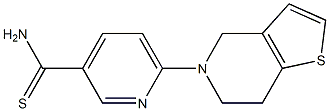 6-(6,7-dihydrothieno[3,2-c]pyridin-5(4H)-yl)pyridine-3-carbothioamide Structure