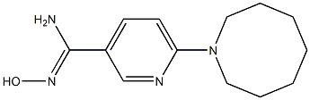 6-(azocan-1-yl)-N'-hydroxypyridine-3-carboximidamide Structure