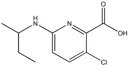  6-(butan-2-ylamino)-3-chloropyridine-2-carboxylic acid