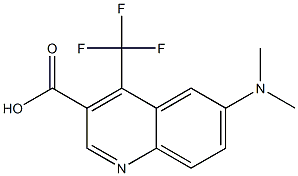  6-(dimethylamino)-4-(trifluoromethyl)quinoline-3-carboxylic acid