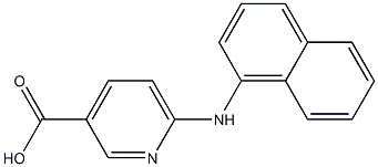 6-(naphthalen-1-ylamino)pyridine-3-carboxylic acid Structure