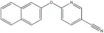 6-(naphthalen-2-yloxy)pyridine-3-carbonitrile Structure