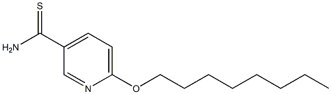 6-(octyloxy)pyridine-3-carbothioamide 结构式
