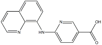 6-(quinolin-8-ylamino)pyridine-3-carboxylic acid Structure