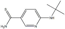 6-(tert-butylamino)pyridine-3-carbothioamide 结构式