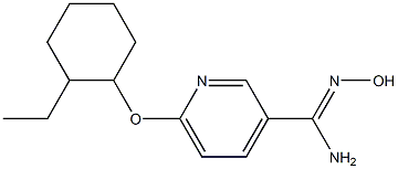 6-[(2-ethylcyclohexyl)oxy]-N'-hydroxypyridine-3-carboximidamide|