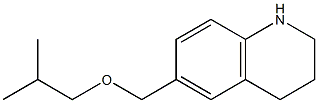 6-[(2-methylpropoxy)methyl]-1,2,3,4-tetrahydroquinoline Struktur