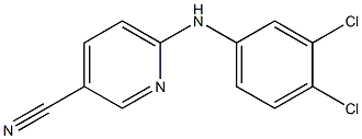 6-[(3,4-dichlorophenyl)amino]pyridine-3-carbonitrile Structure