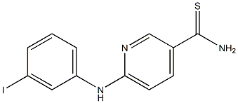 6-[(3-iodophenyl)amino]pyridine-3-carbothioamide