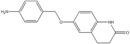 6-[(4-aminobenzyl)oxy]-3,4-dihydroquinolin-2(1H)-one Structure