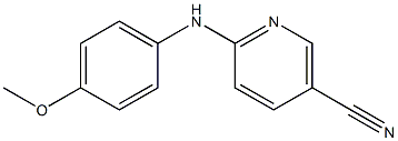 6-[(4-methoxyphenyl)amino]nicotinonitrile Structure