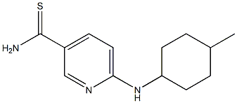  6-[(4-methylcyclohexyl)amino]pyridine-3-carbothioamide