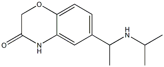 6-[1-(propan-2-ylamino)ethyl]-3,4-dihydro-2H-1,4-benzoxazin-3-one