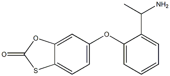 6-[2-(1-aminoethyl)phenoxy]-2H-1,3-benzoxathiol-2-one