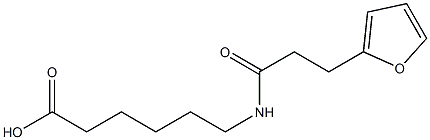 6-[3-(furan-2-yl)propanamido]hexanoic acid